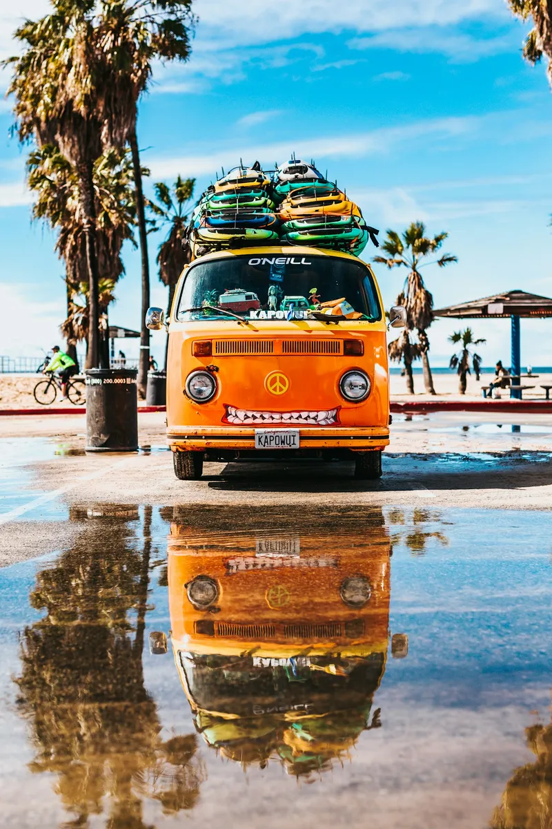 Beach cooler and outdoor food setup