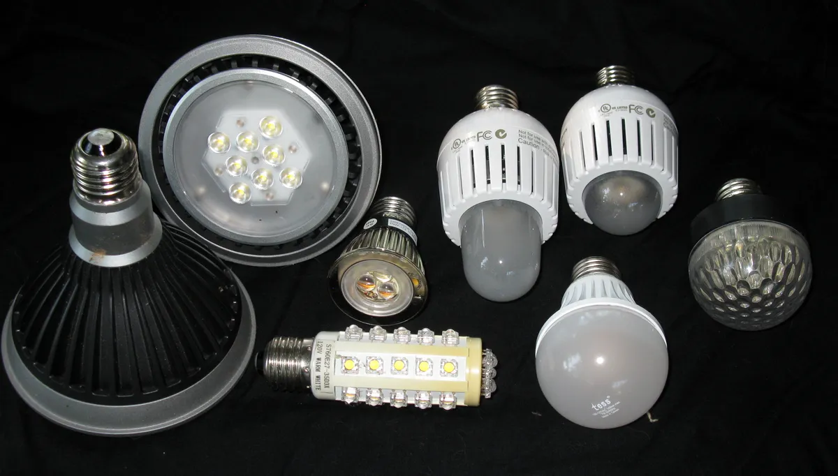 Several LED light bulbs