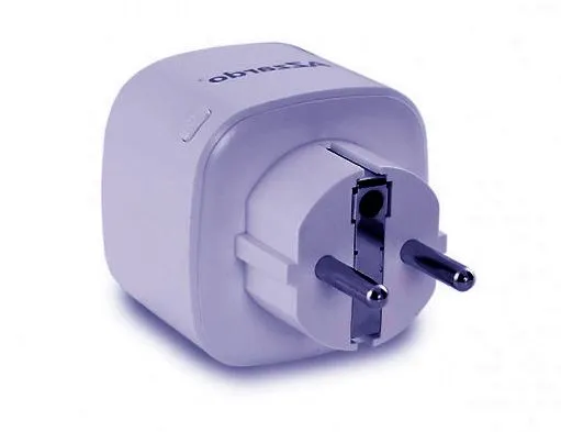 A smart plug with a control button