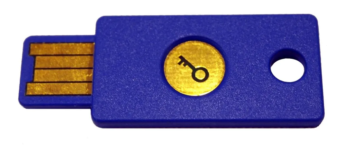 A small U2F USB token