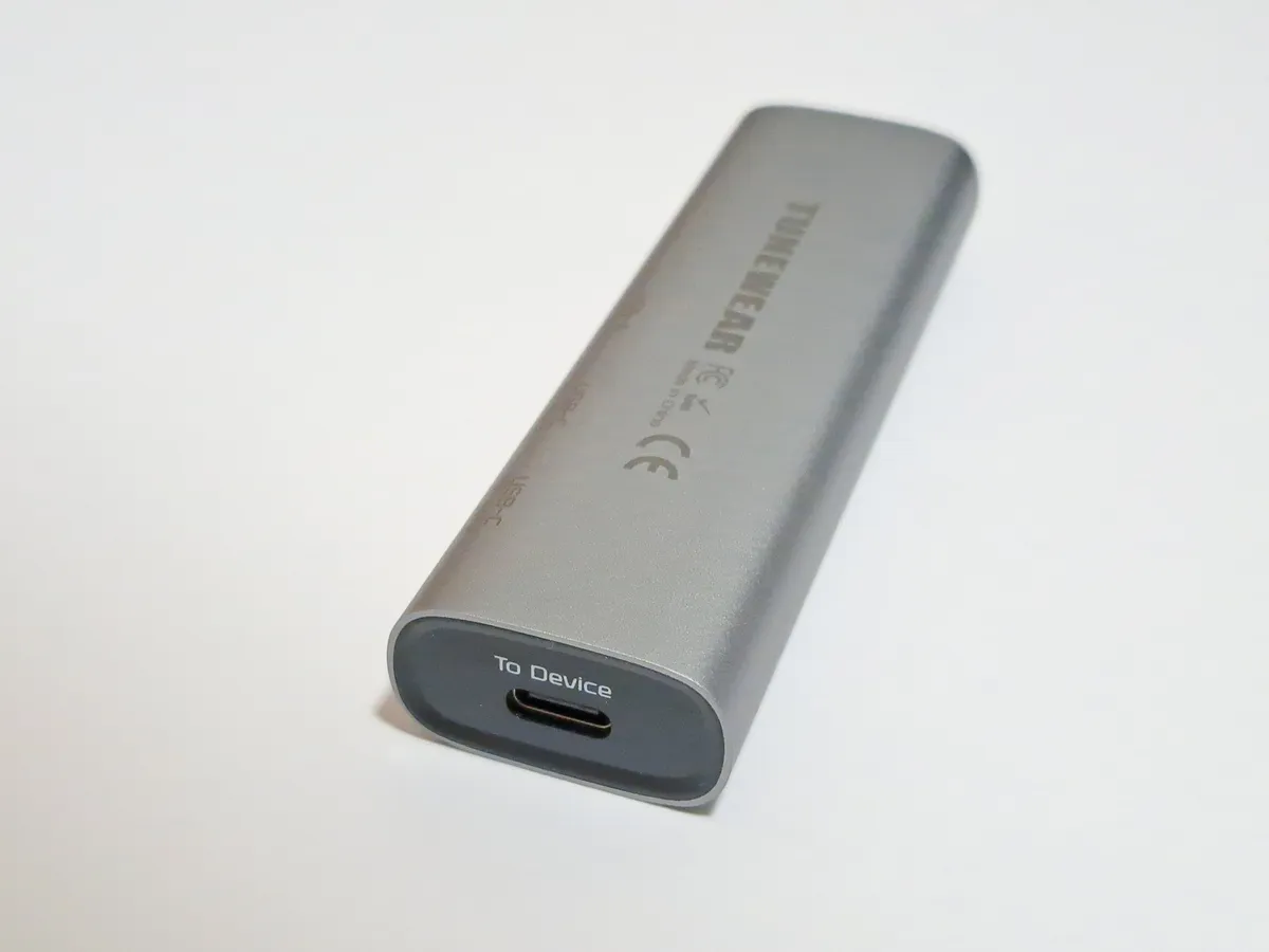 A compact USB-C dock with multiple ports