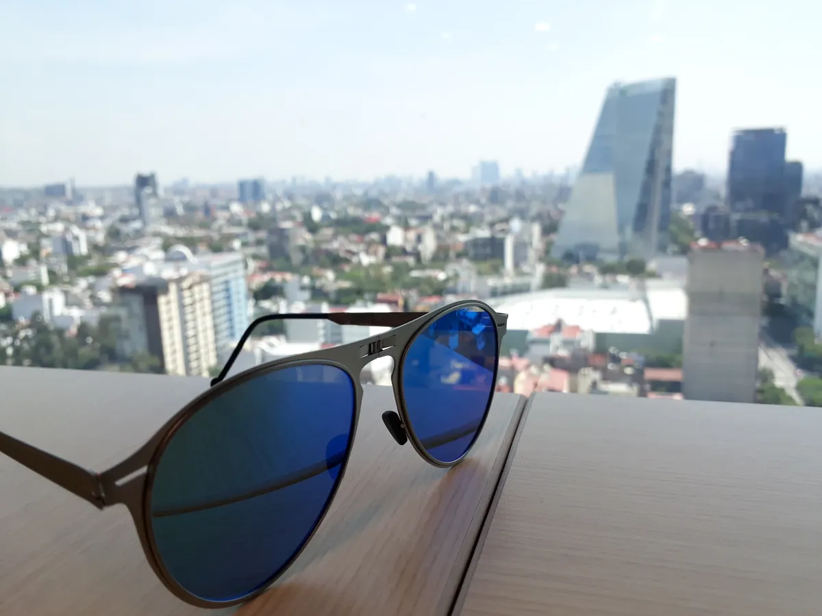 Sunglasses displayed for sale