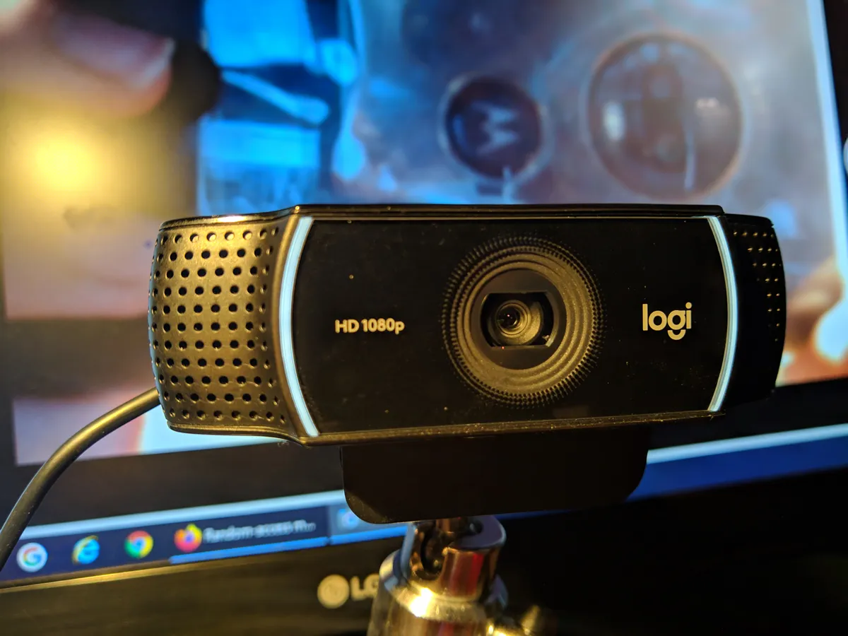 An external USB webcam