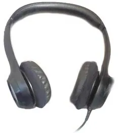 Over-ear headphones photographed on a plain background