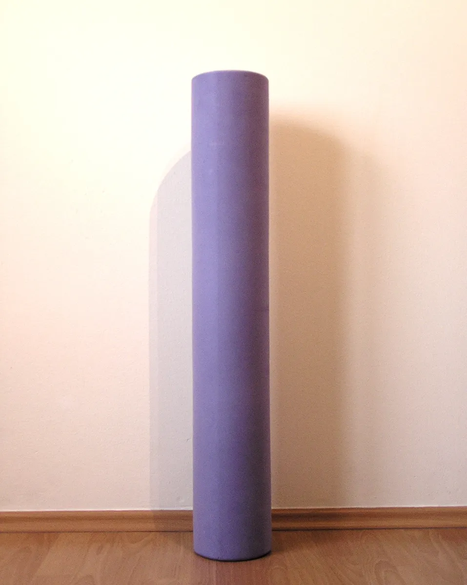 A dense foam roller