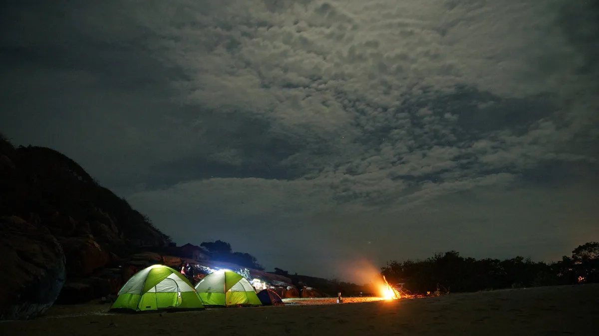 A campsite in a national park