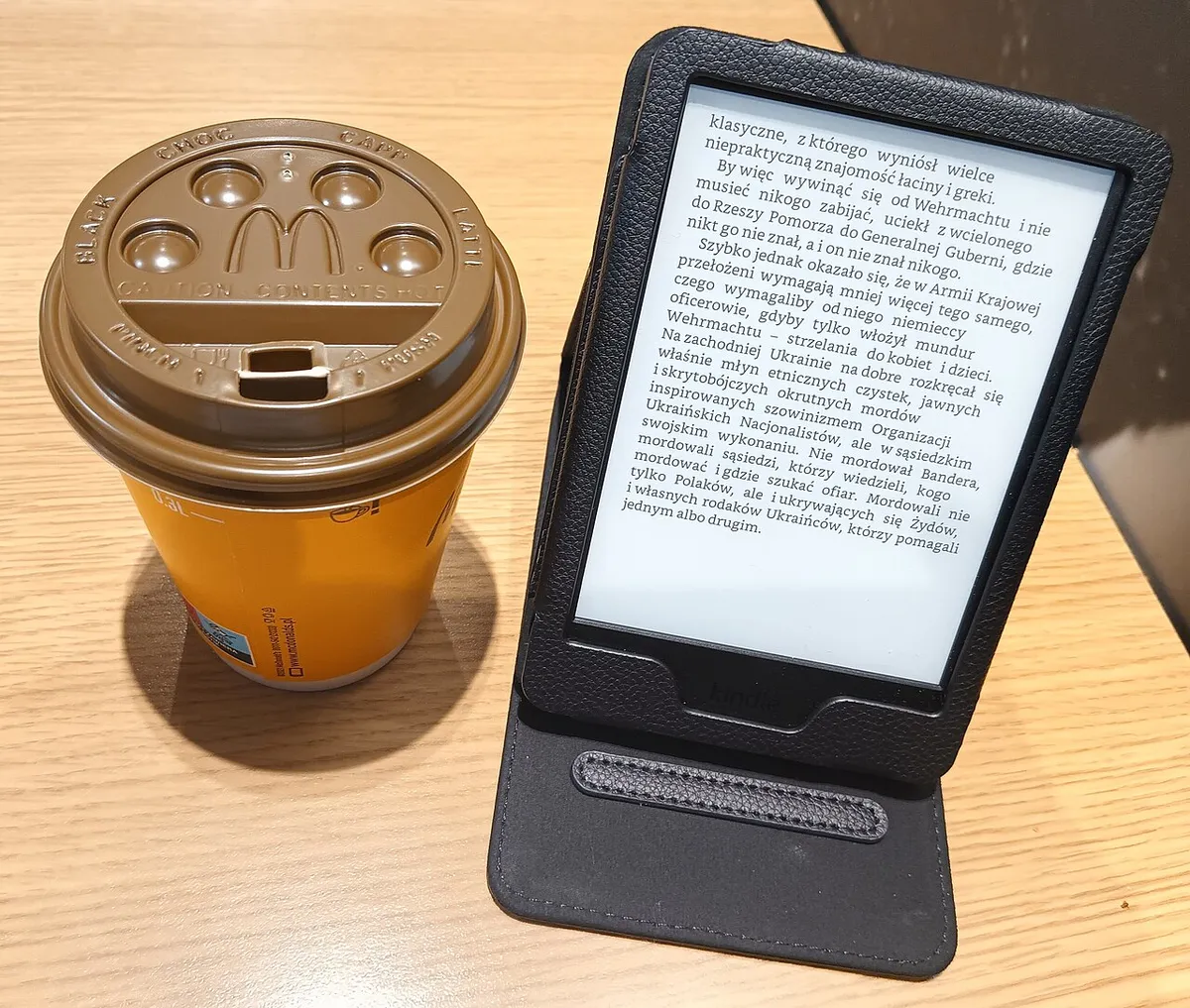 Kindle Paperwhite in a protective folio case