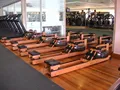 A water resistance rowing machine, an alternative style of indoor rower for comparison