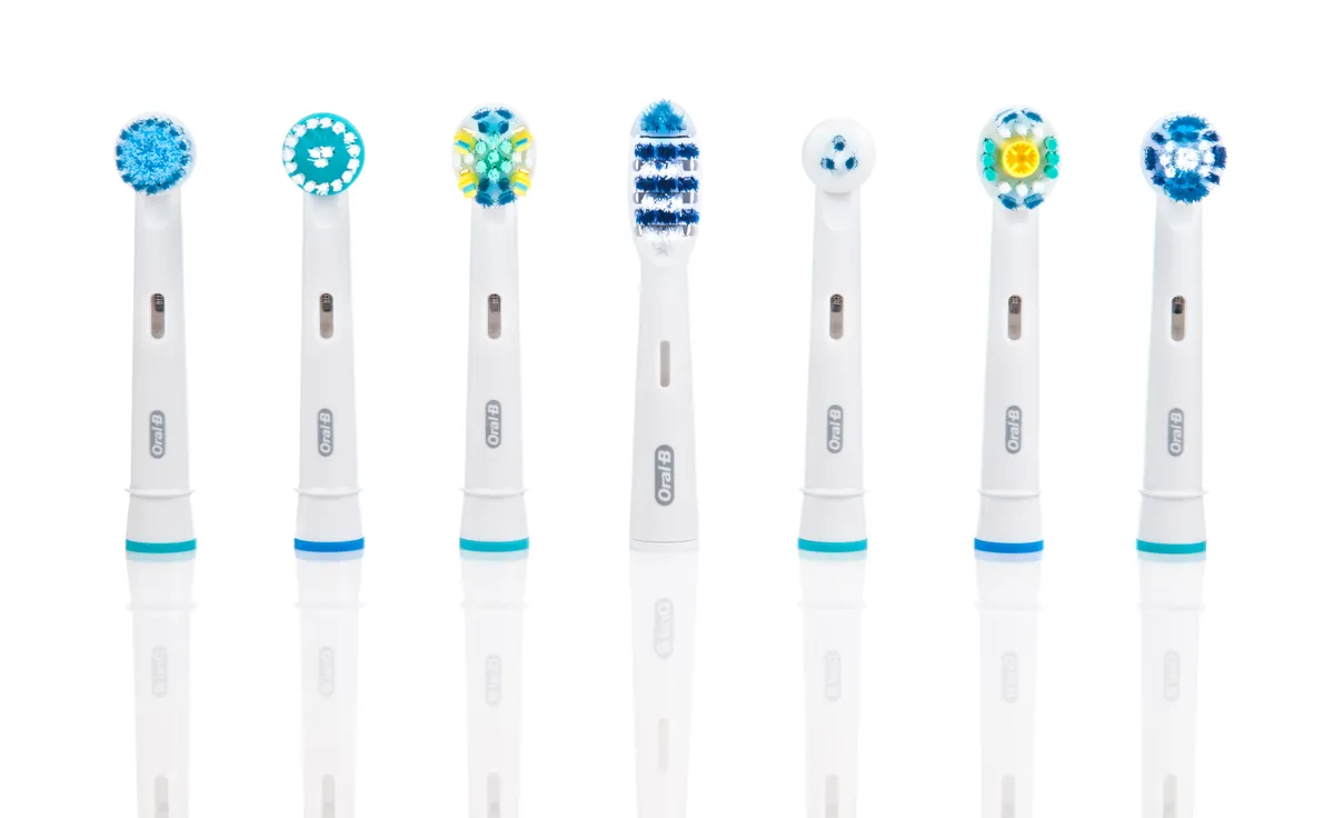 Assortment of replacement electric toothbrush heads