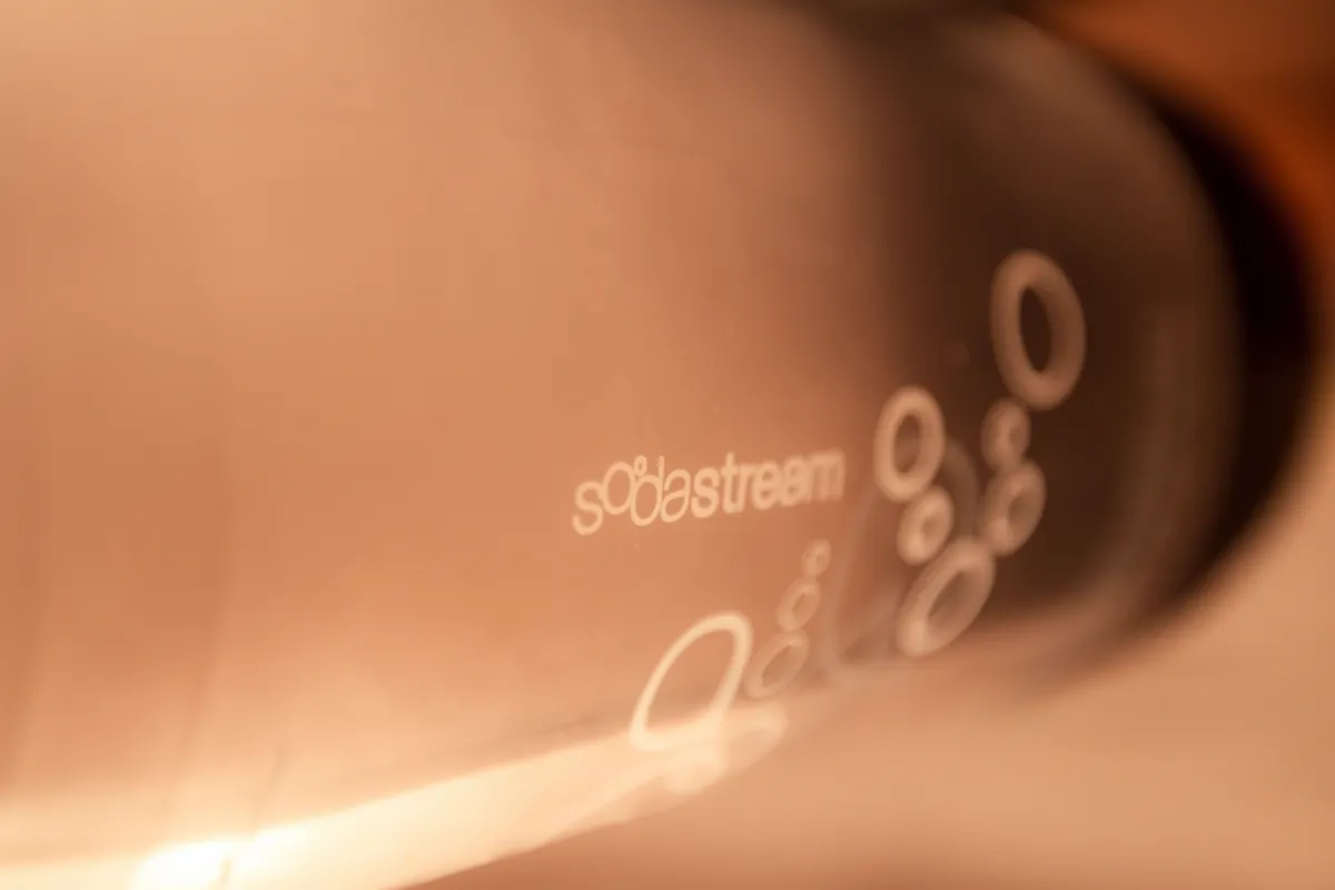 Reusable SodaStream carbonating bottle