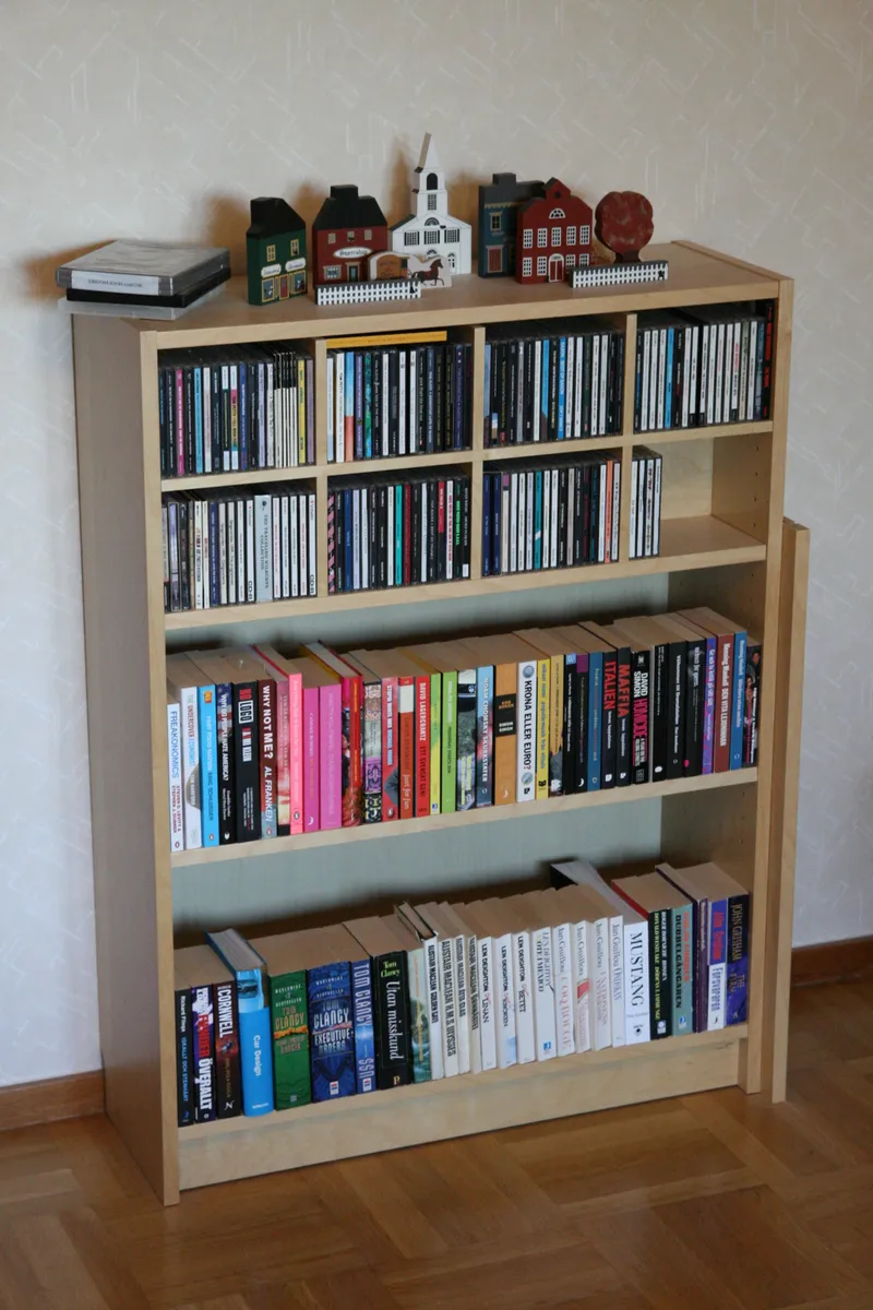 IKEA Billy bookshelf in a birch veneer finish