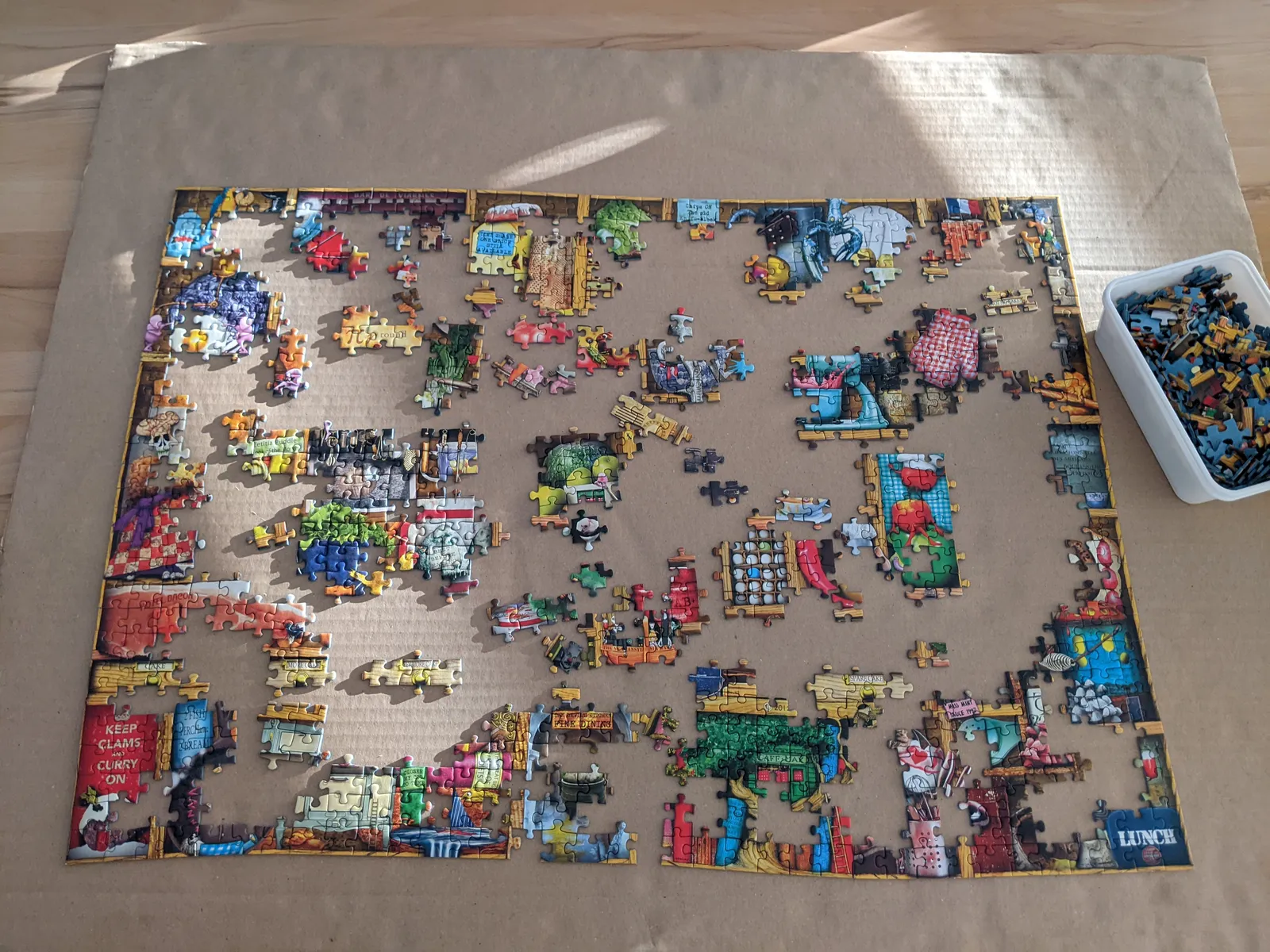 1000-Piece Jigsaw Puzzle Review: Callipers on the Cardboard