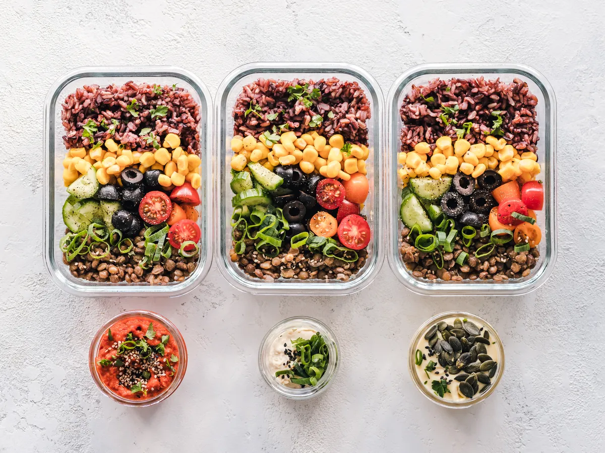 Glass meal prep container as an alternative reusable food storage option